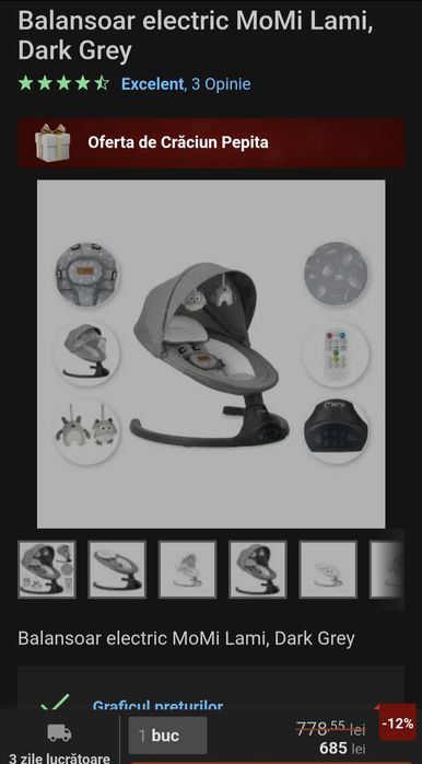 Balansoar electric Momy