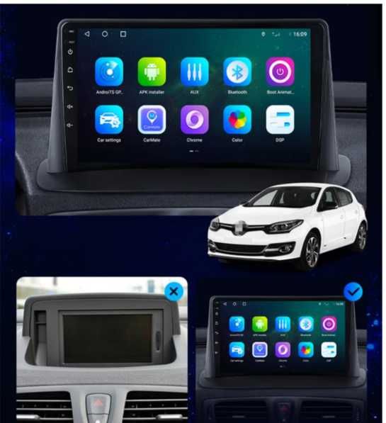 9-инчова мултимедия за Renault Megane 3  Fluence (2009–2016) + камера