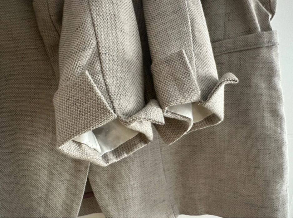 Sacou bej Taifun lână și viscoză