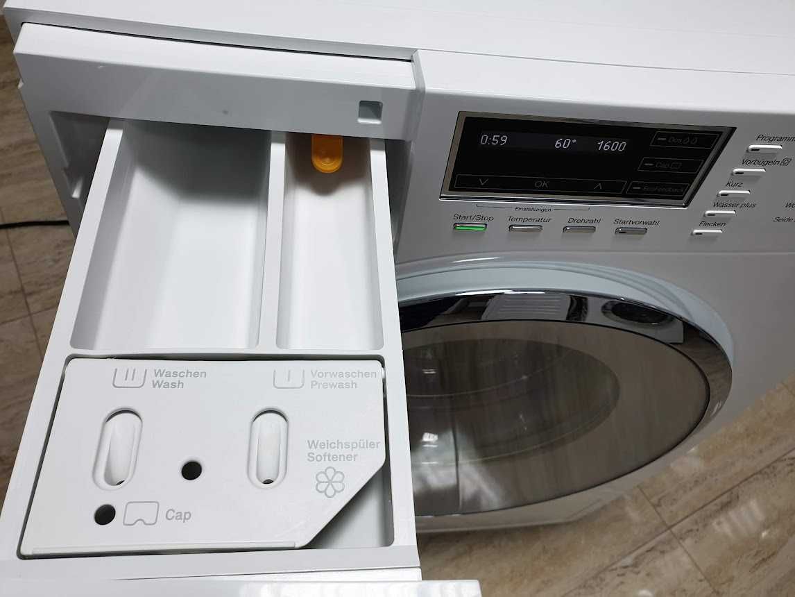 9кг Miele Пералня - TwinDos - 1600rpm - Миеле 12м Гаранция