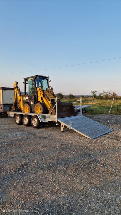 Platformă transport utilaje DE ÎNCHIRIAT platforme remorci 3,5t 3500kg