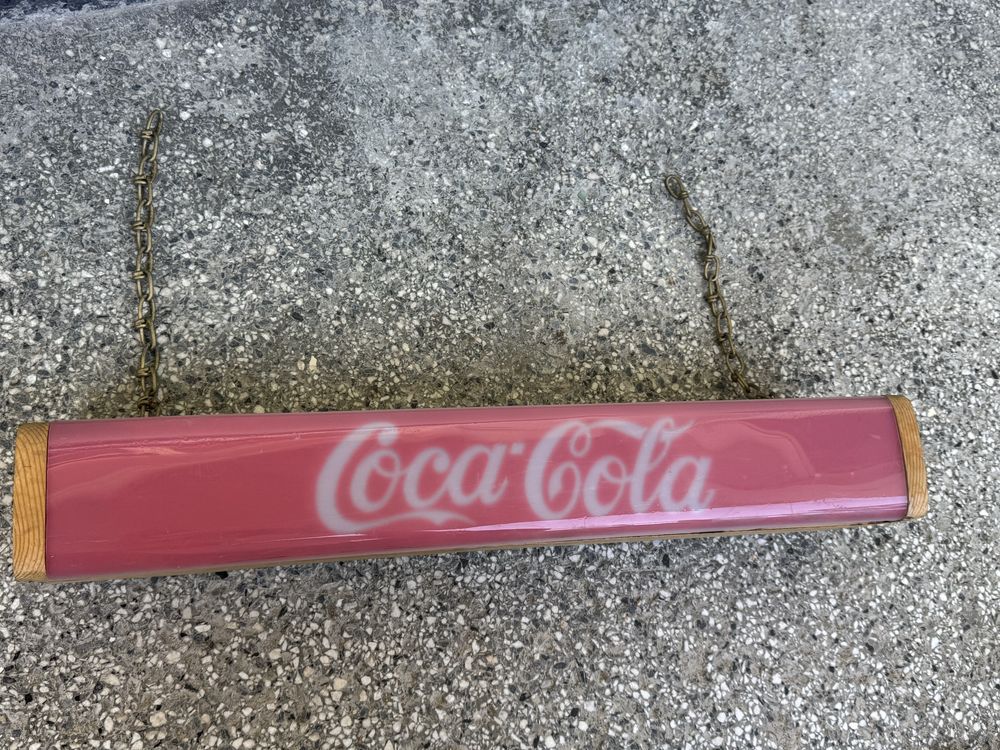 Стара светеща табела , реклама Кока Кола , Coca Cola