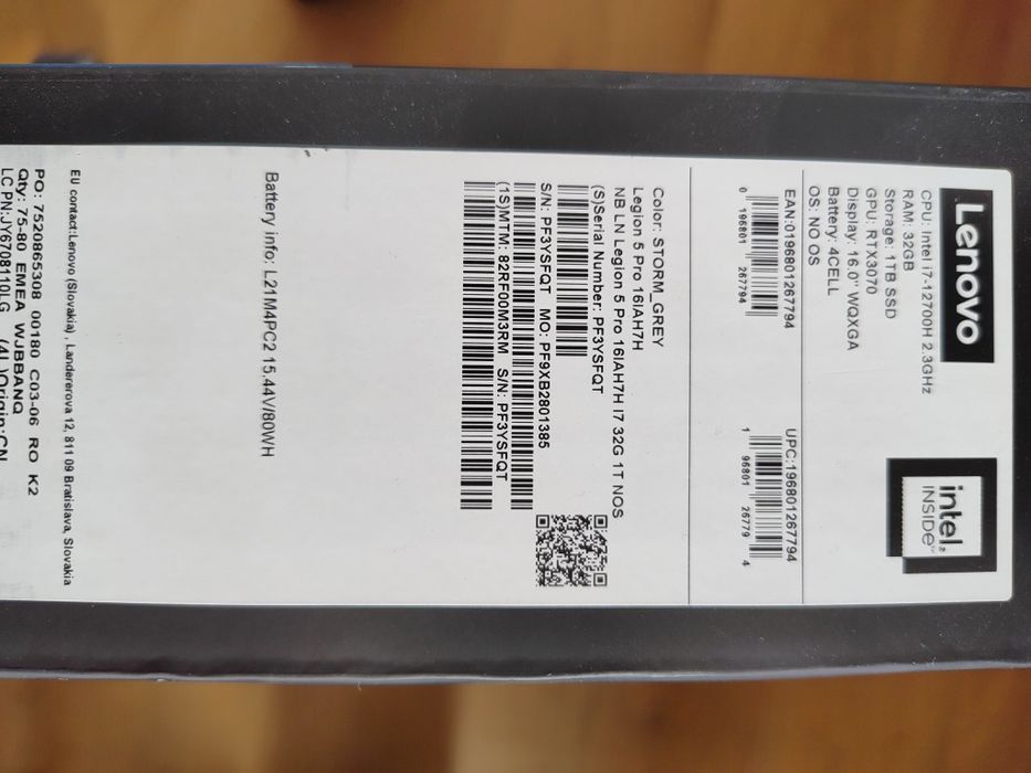 Lenovo Legion Pro 16"