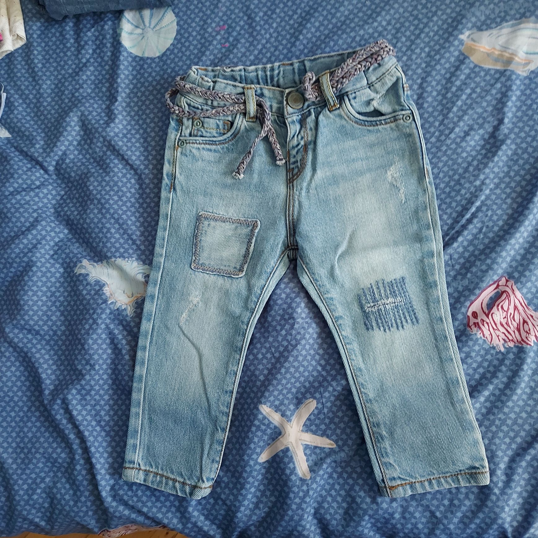 Pantaloni Denim Next sau Zara 80 cm
