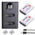 Set 2 acumulatori NP-BX1 + incarcator Sony HX60 WX300 RX100 RX1 HX300