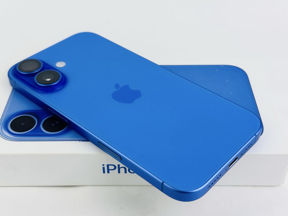 Apple iPhone 16 256GB Ultramarine 100% Батерия! Гаранция!