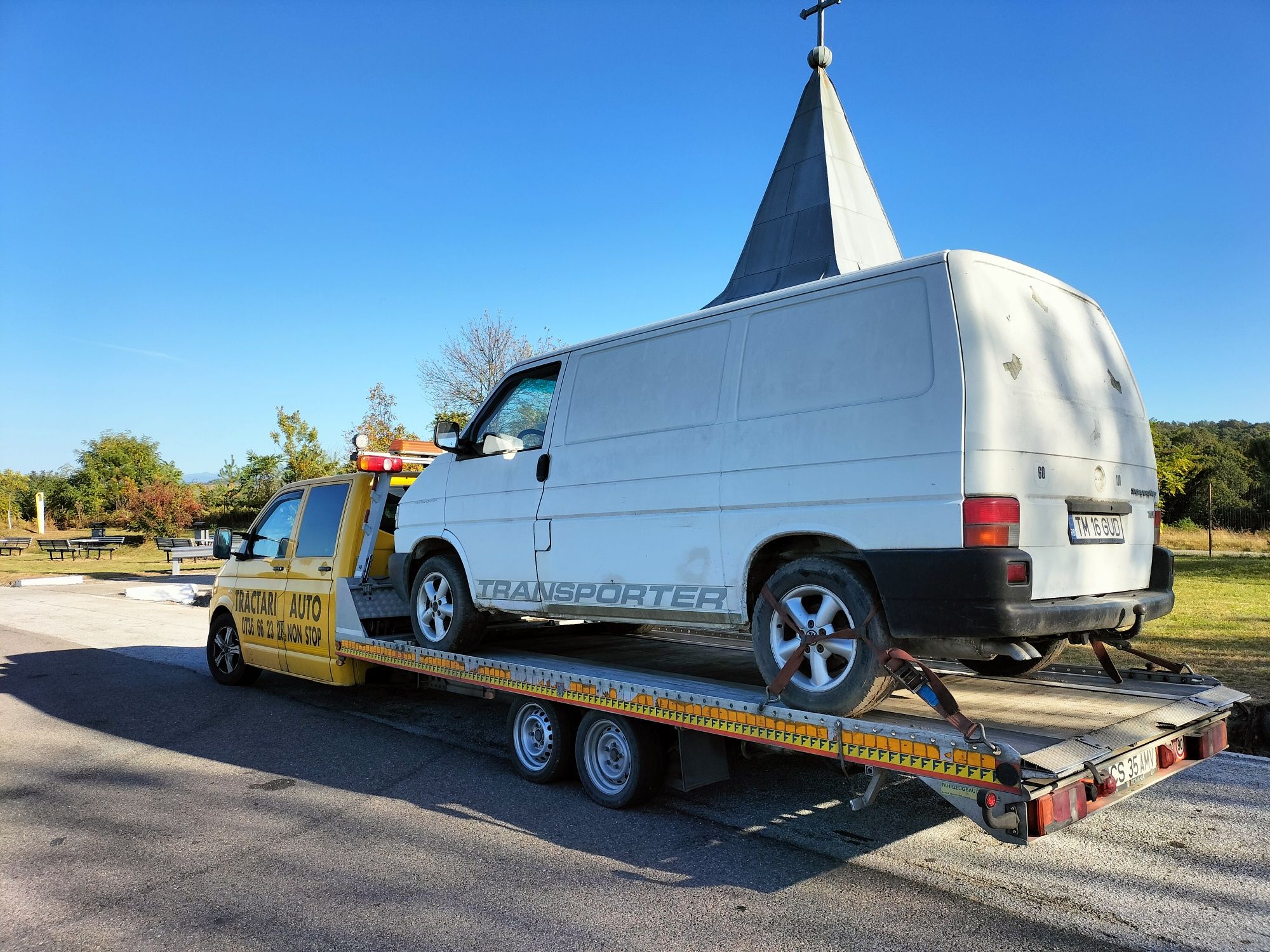 Tractări auto non stop Timiș Caraș Severin