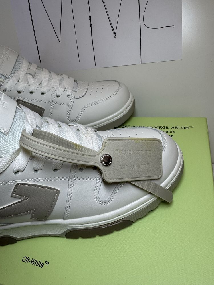 Adidasi Off-White Out Of Office White Beige Lace-Up Sneakers