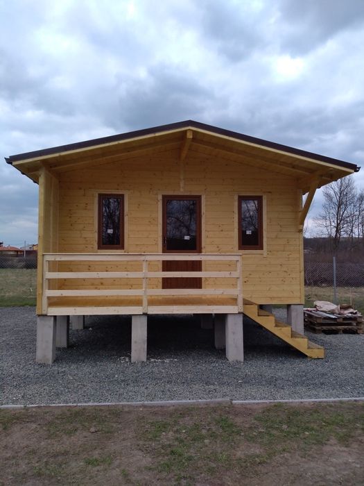 Cabană structură din lemn