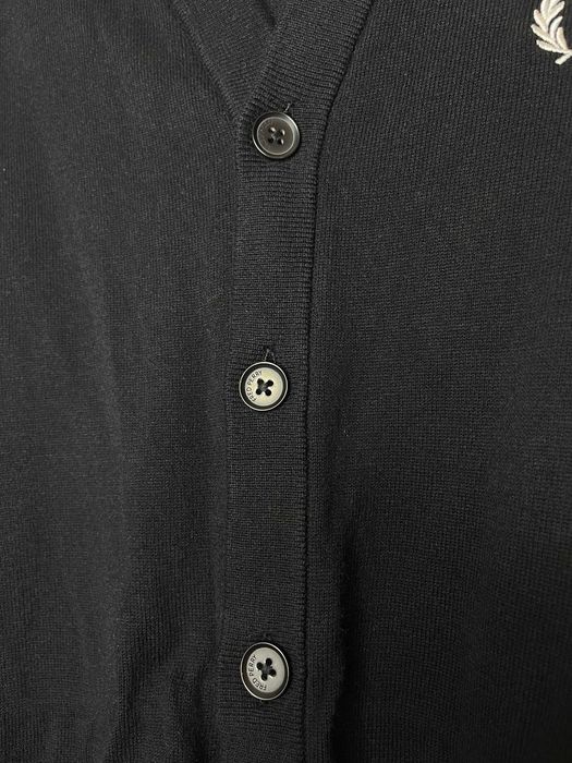 Fred Perry Cardigan Мъжка Вълнена Жилетка