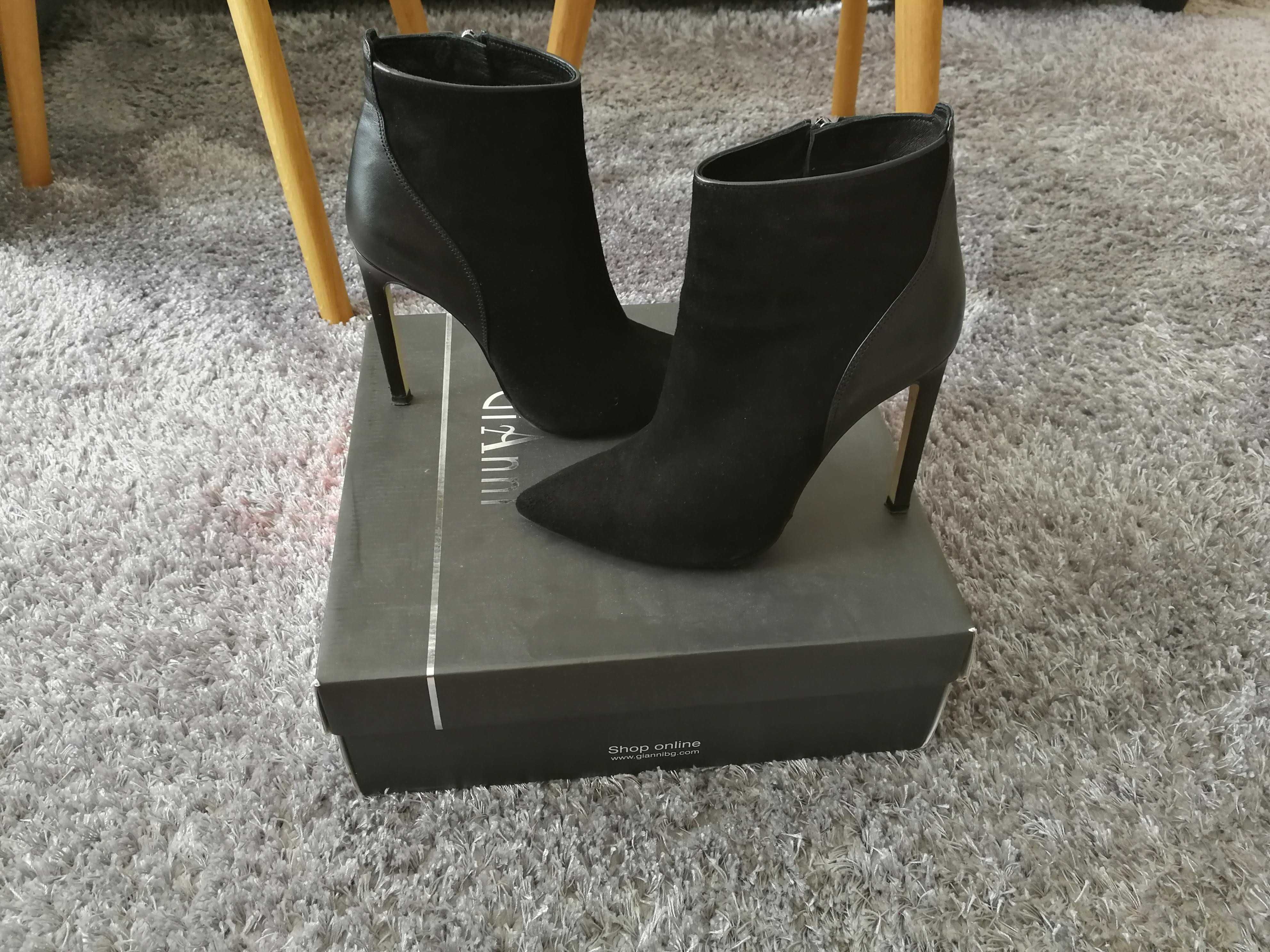 Дамски елегантни велурени боти Gianni, номер 37