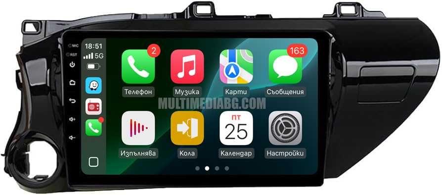 Toyota Hilux 2015-2020  Мултимедия Навигация Android