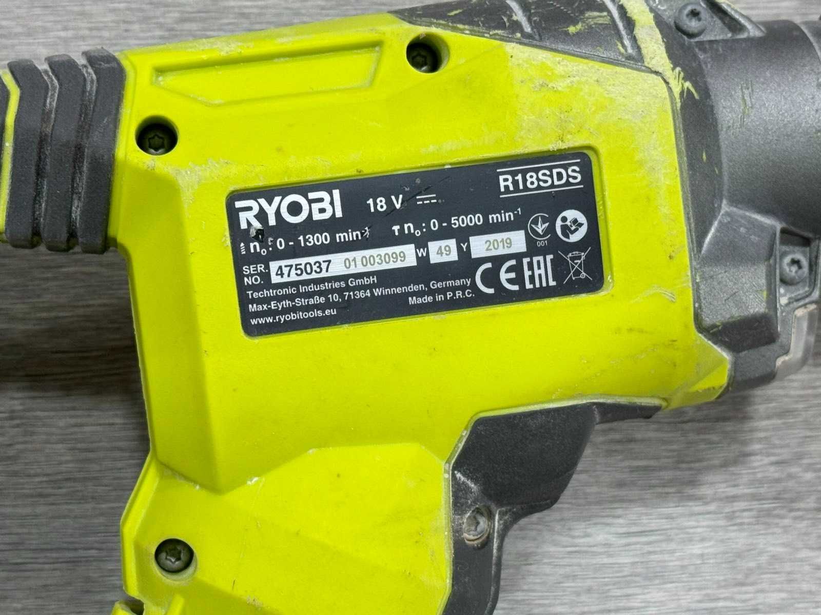 Акумулаторен перфоратор - RYOBI R18SDS + Батрия