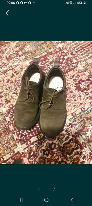 Pantofi bărbați din piele întoarsă