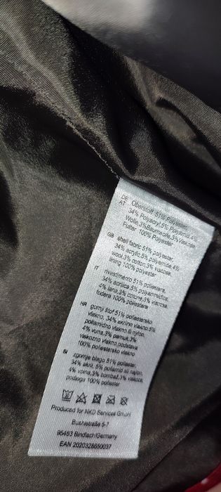 Gecuta Sacou negru cu inserții albe, CreationL, pe talie
