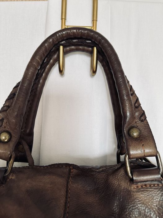 Чанта DIXIE естествена кожа, чанта LOVE MOSCHINO