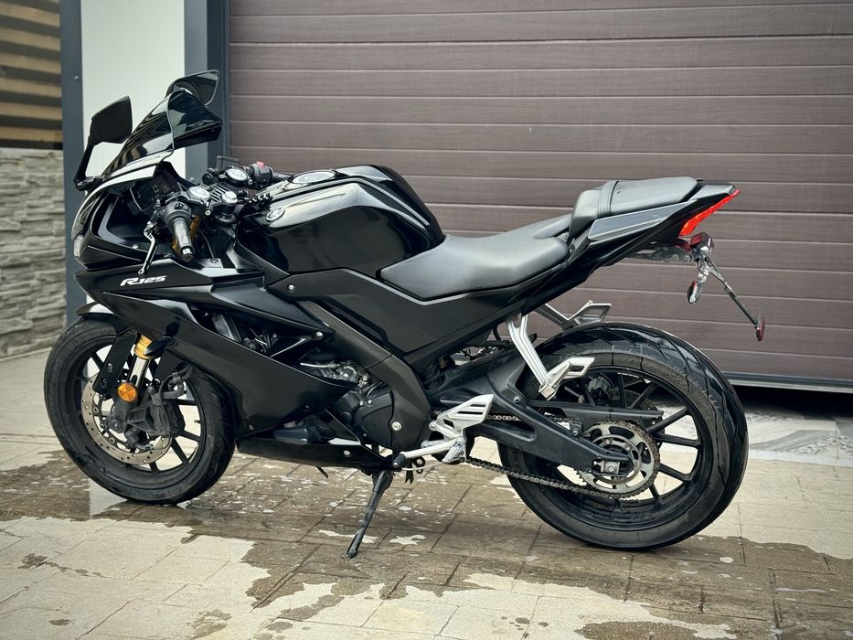 Yamaha Yzf R125~Anvelope NOI~Parbriz sportR~SemnalizariLED~Suport nr