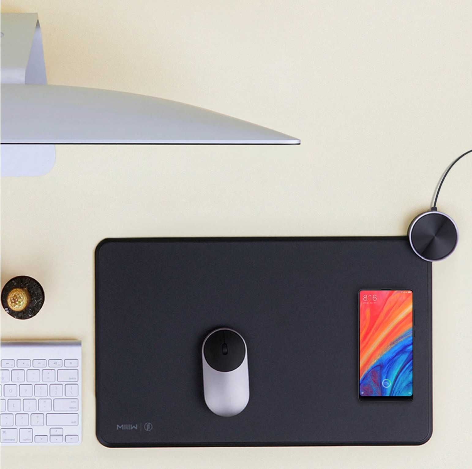 Умный коврик‑зарядка Xiaomi Mi MIIIW Wireless Mouse Pad Qi (черный)