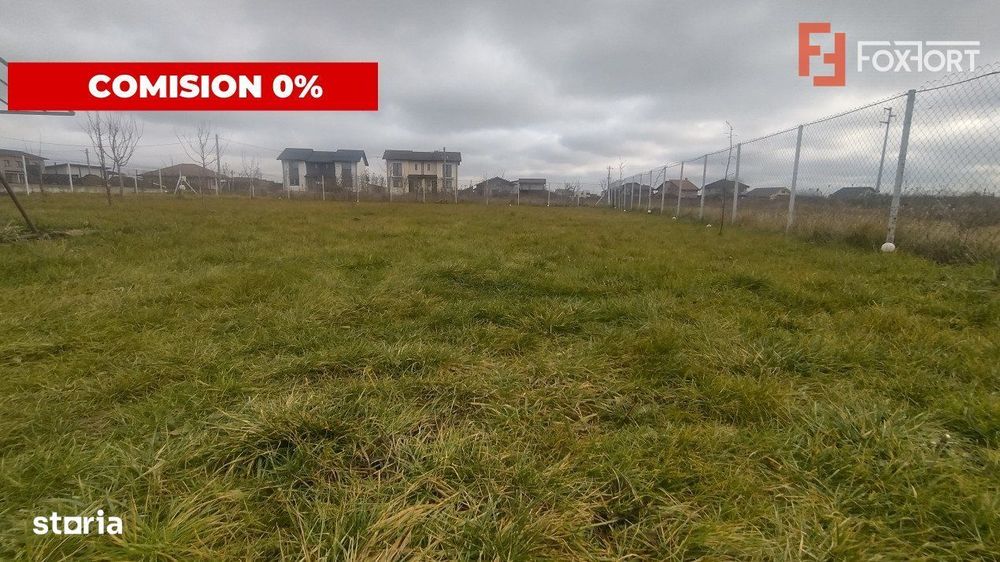 COMISION 0% Teren 859mp+Casa mobila, Sacalaz - Bransat curent si apa