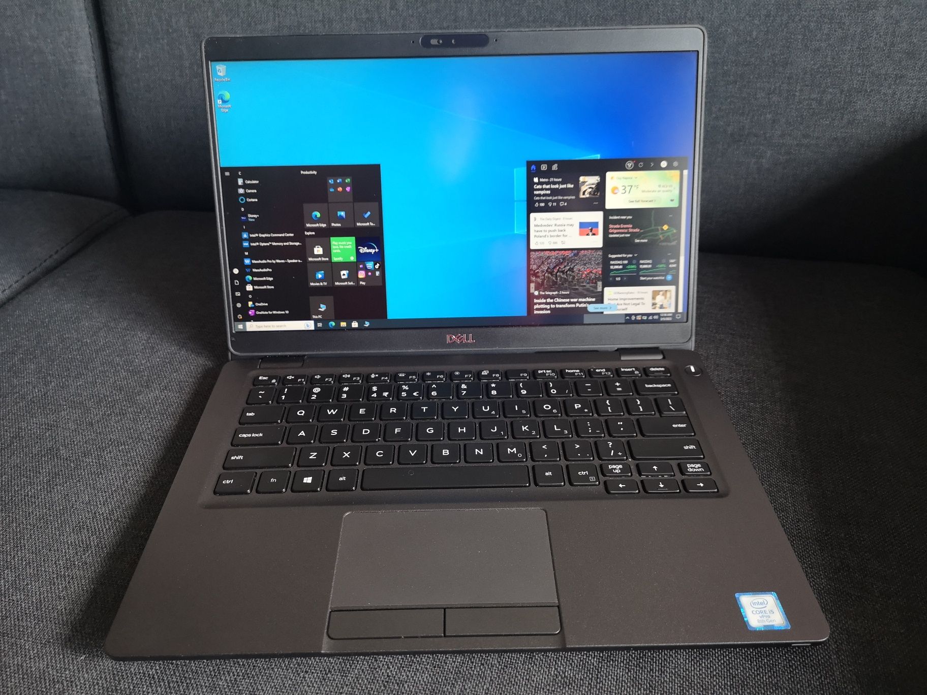 Laptop Dell i5 ssd 256mb, 8gb, windows 10