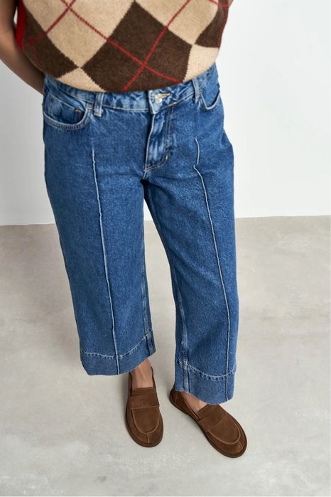 Светли и тъмни дънки ZARA размер 40,42