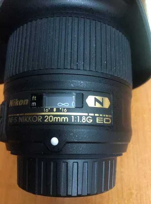 Obiectiv foto Nikon N AF-S Nikkor 20 mm f/1.8 G ED