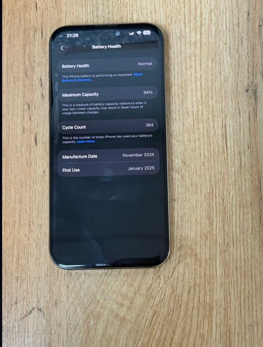 iPhone 16 Pro Max — ideal holatda! sim kartali