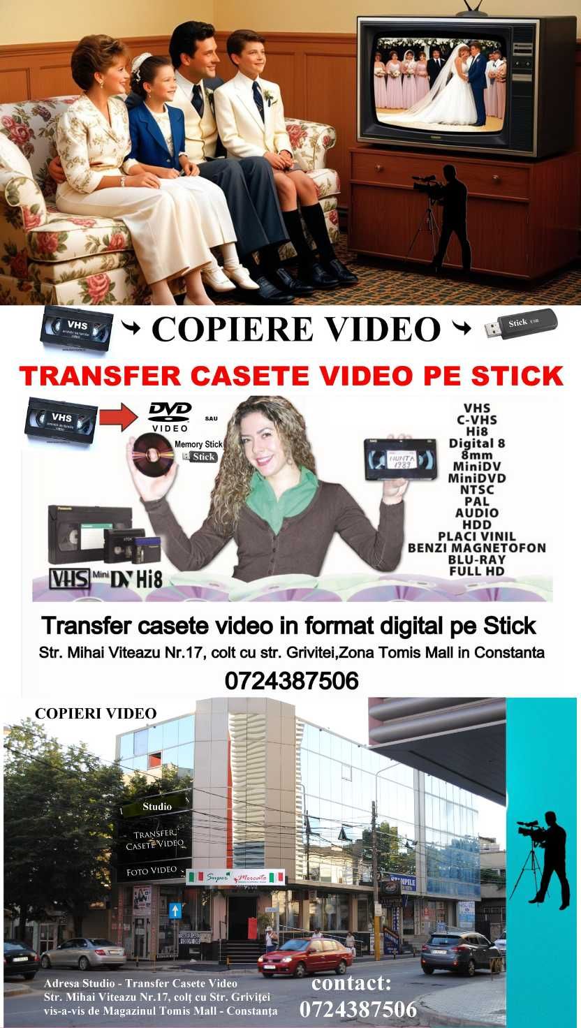 Transfer casete AUDIO de casetofon pe Stick in mp3. Vinyl-Pick-up/Mag