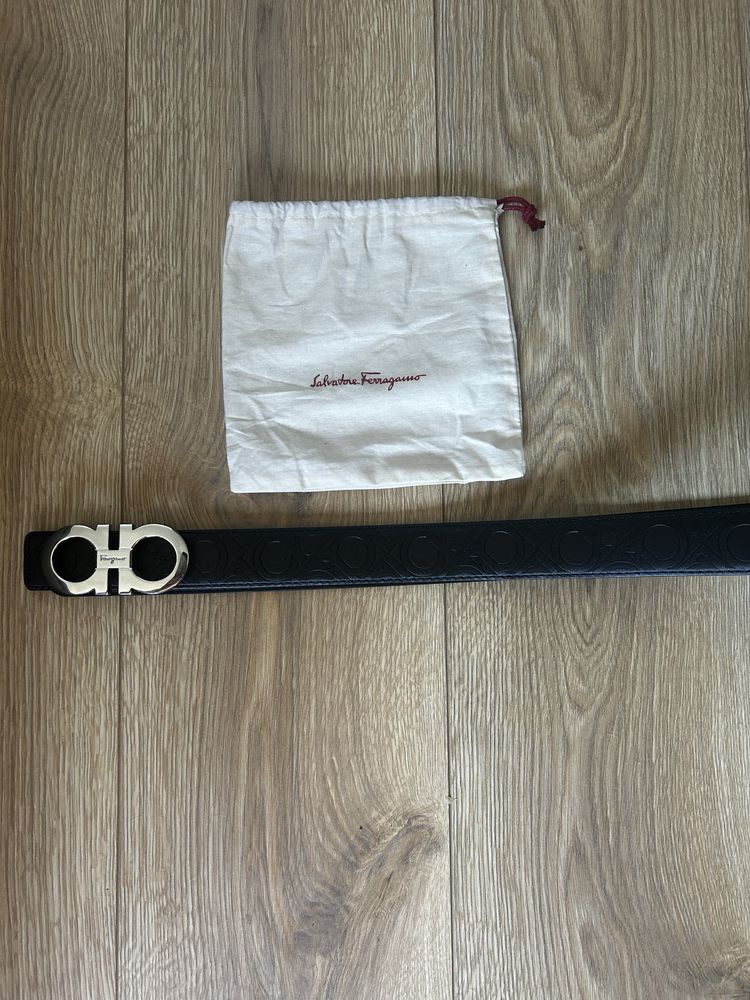 Salvatore Ferragamo Leather Gancini Belt