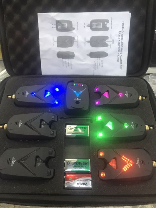 Vând Set Senzori 6 + 1 EastShark Avertizori Pescuit
