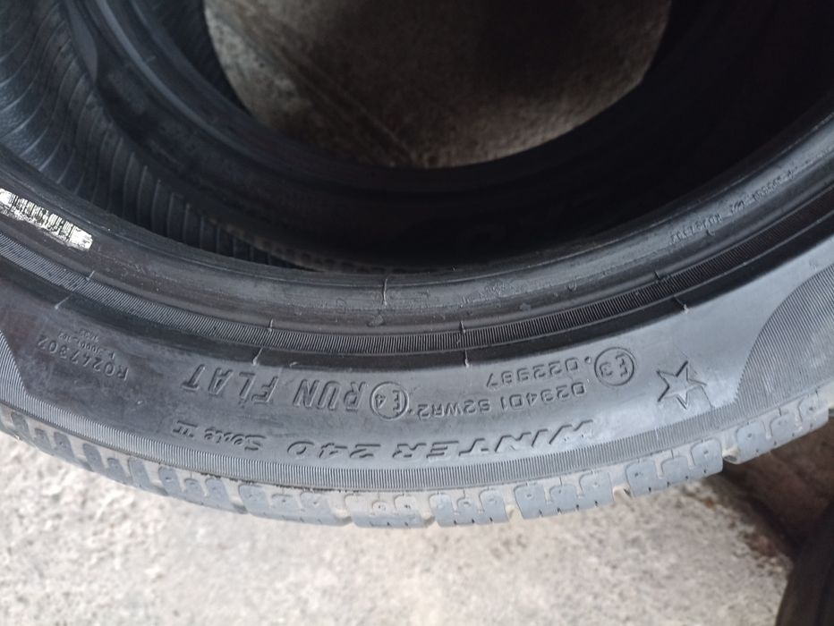 4 anvelope RunFlat de iarna Pirelli 2x255/40 R18 2x225/45 R18 dot 3519