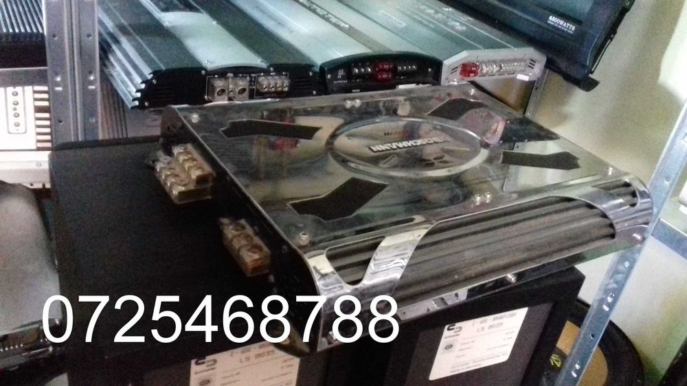 statie amplificator auto 1000w subwoofer filtru hilo condensator cablu