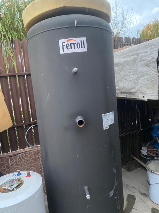 Centrala pe lemne Viadrus 50 kw+Puffer Ferroli 1000L