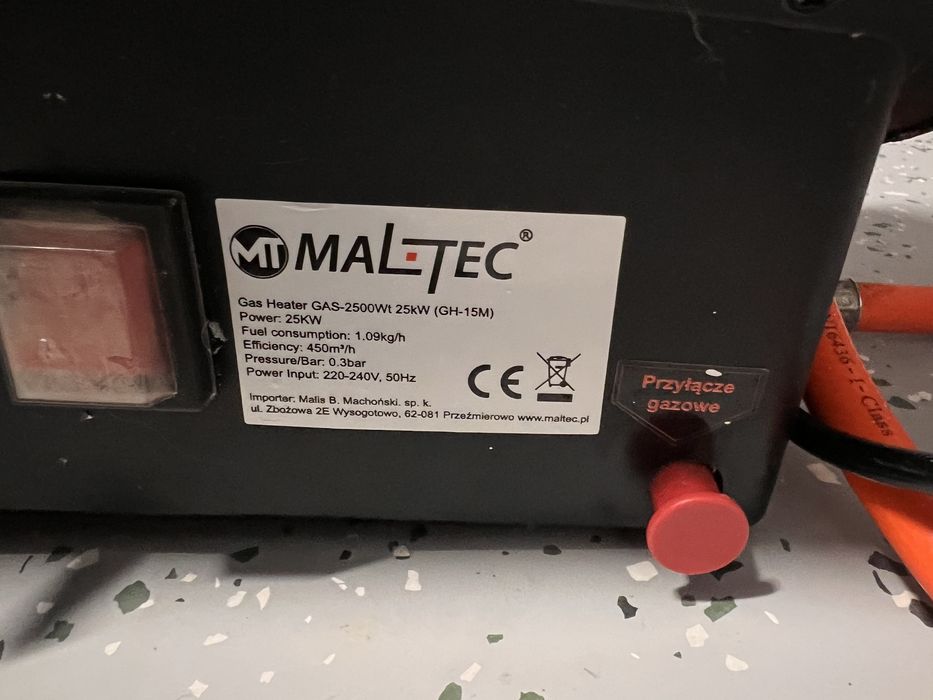 Tun caldura, aeroterma gaz