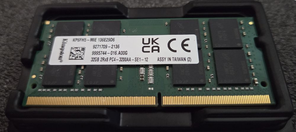 Memorie laptop Sodimm 1 x 32Gb DDR4  /  2 x 16 Gb Ddr4 3200Mhz