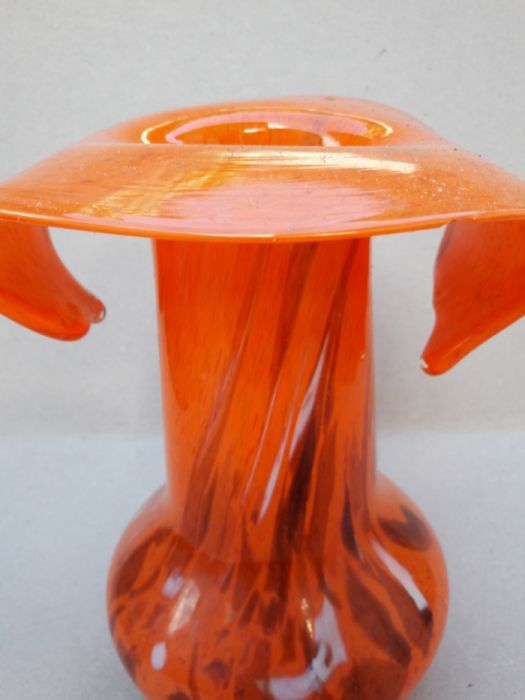 Vază din sticlă Vitralii