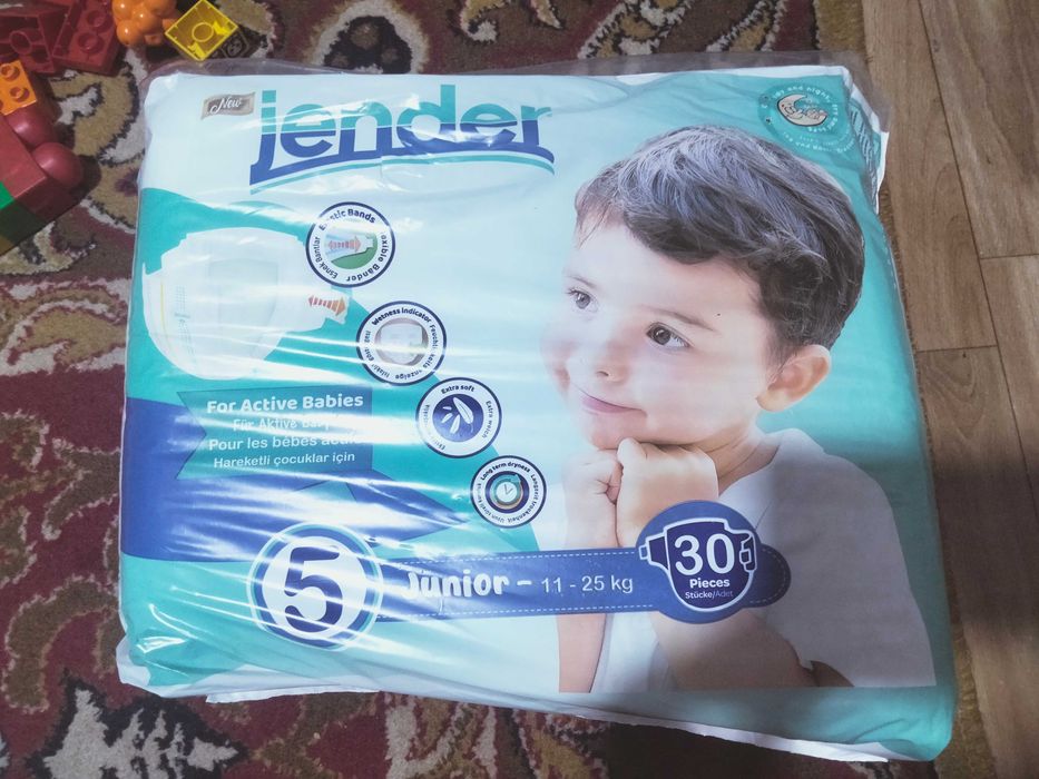 Подгузники jender 5