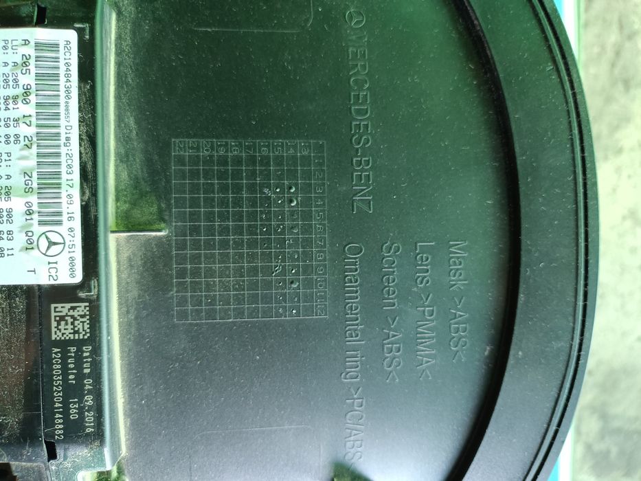 Ceas bord Mercedes C,GLC w205 w253 2015-2019