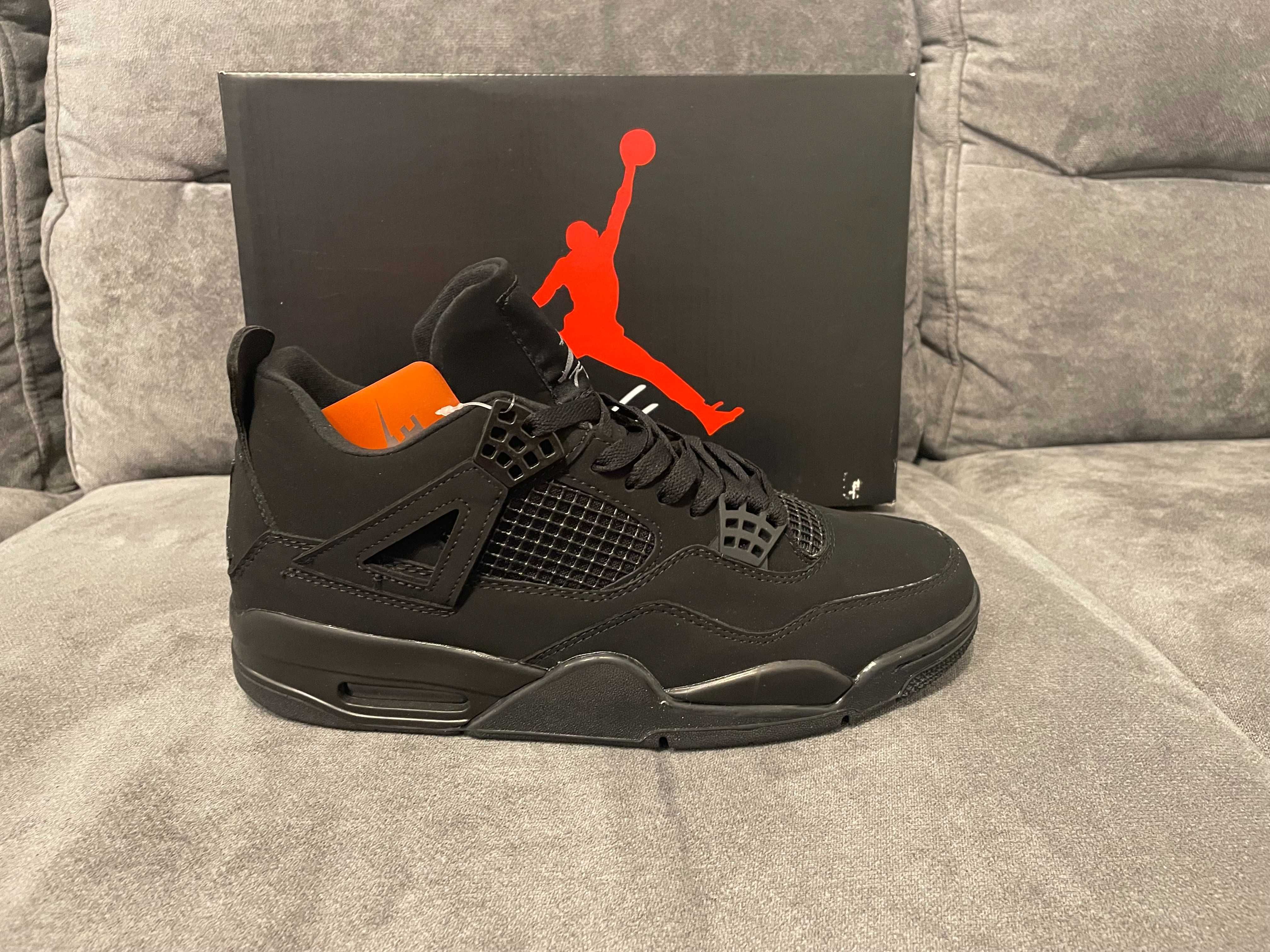 NIKE Air Jordan 4 Retro "Black Cat 2020" sneakers nr 37,5 si 39