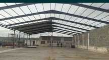 Vand hala cu panouri pe acoperiș 50x10x3m