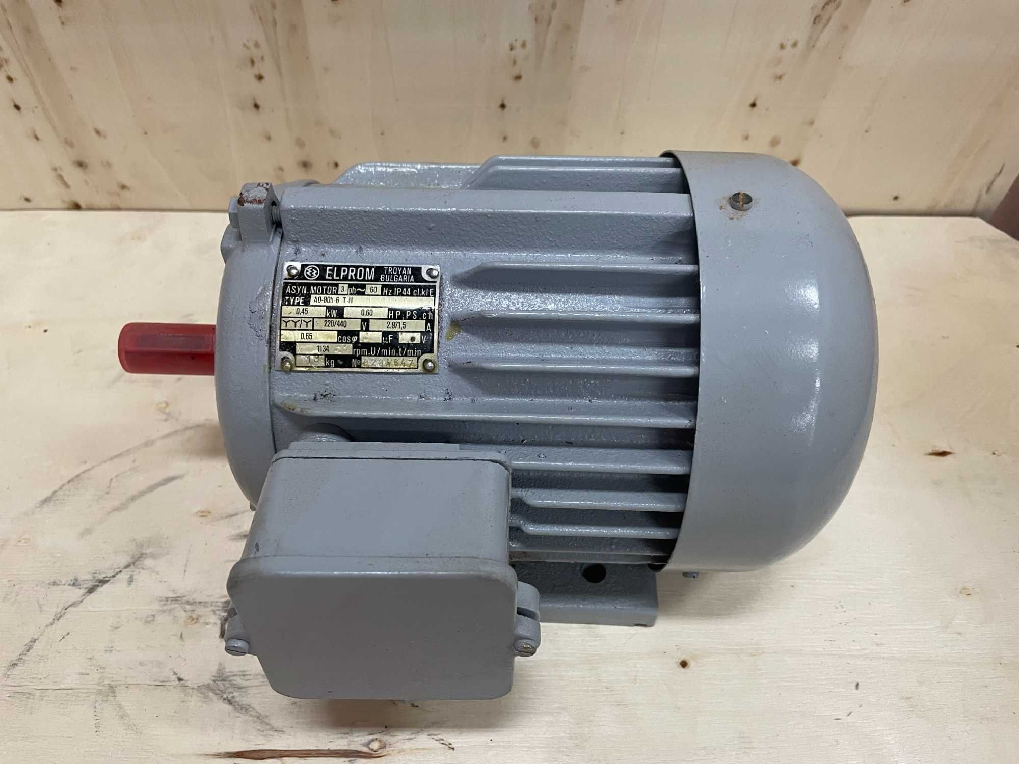 Трифазен асинхронен двигател ELPROM TROYAN, тип A0-800-6 T-H