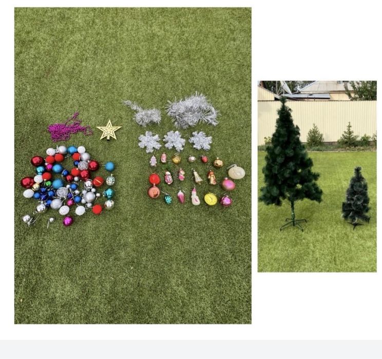 Елочные игрушки СССР, елка