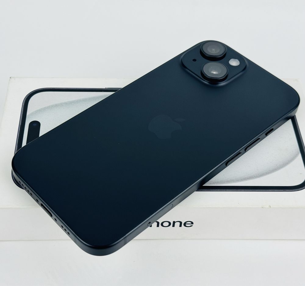Apple iPhone 15 128GB Black Отличен! Гаранция!