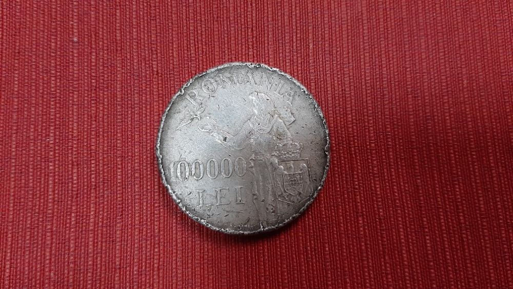 Moneda argint Romania - 10000 lei - 1946