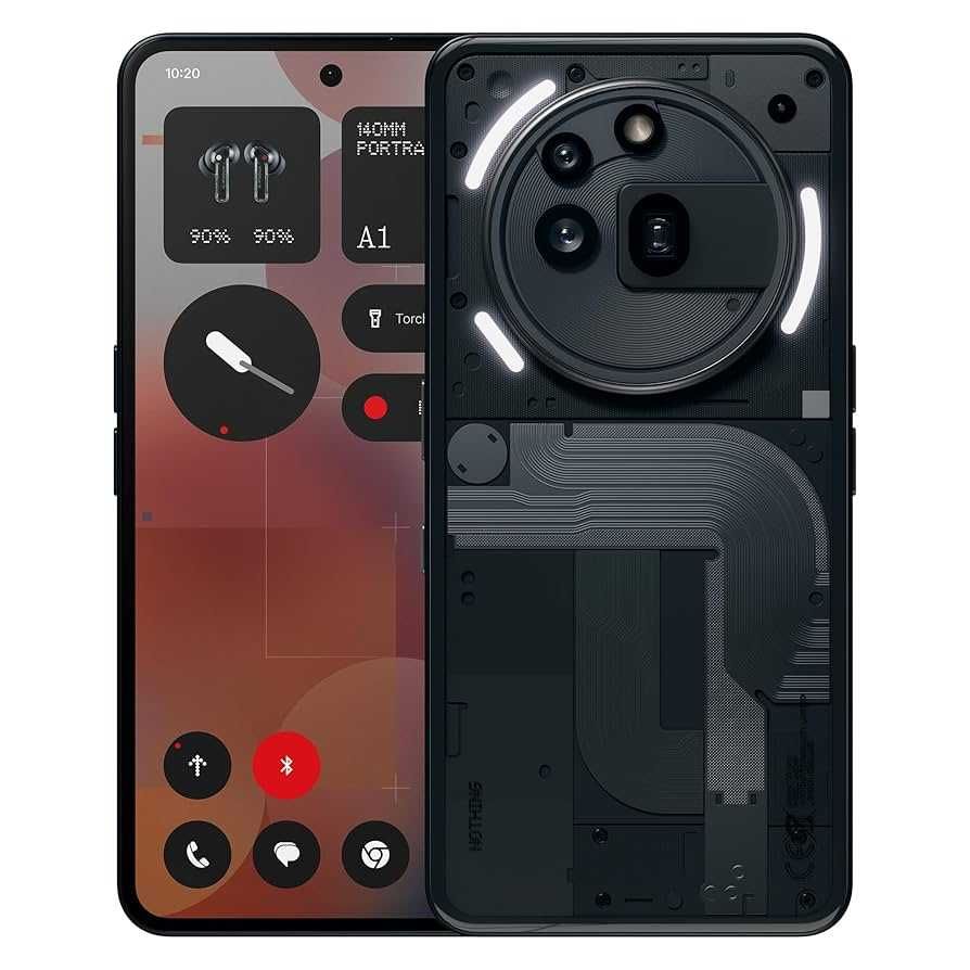 НОВ! Nothing Phone 3a Pro 5G 256GB 12RAM Black / Grey Гаранция!