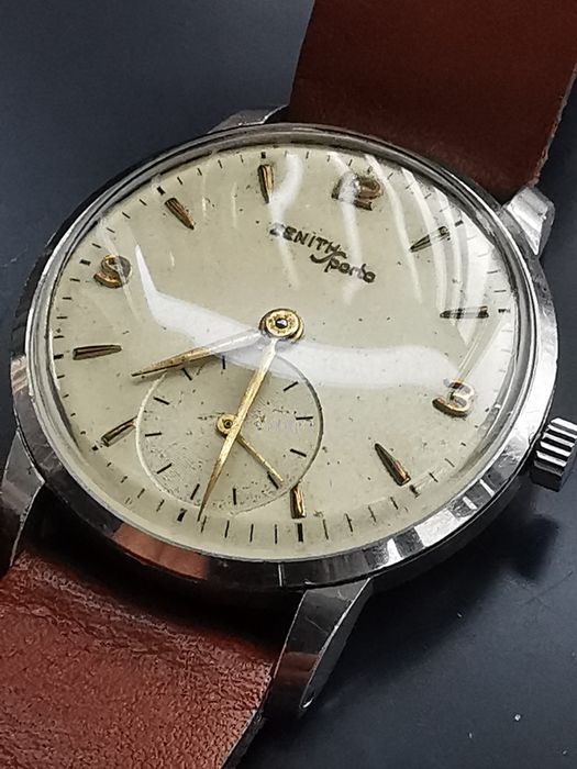 Ceas Zenith Sporto Int Manuala Funcționează Excelent!