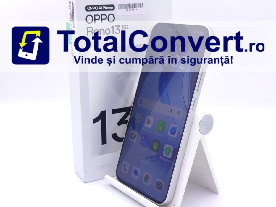 Oppo Reno13 256GB Puma White 12GB Dual SIM, Garantie 24 luni | #D89066
