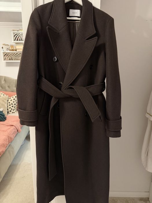 Тъмнокафяво палто Reserved, размер S