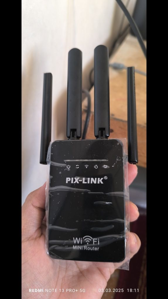 Pix-link router satiladi, wifi signalin maximum qiladi