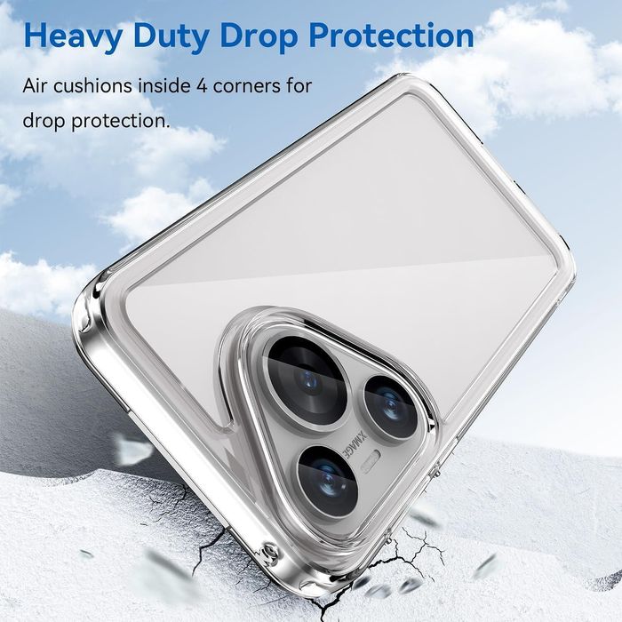 Прозрачен кейс space case за huawei pura 80